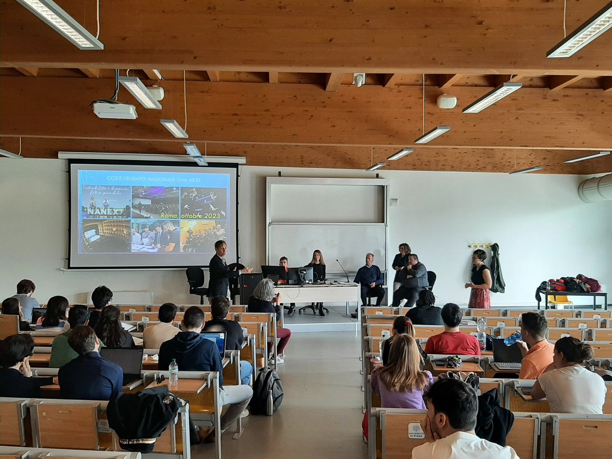 #CNAnextlab #Parma tra #giovaniimprenditori e #UniPR presenti le imprese GardoniArt, Panificio Savi, Amaranto gluten free, 50bio con Manu-facta-art #Hackathon