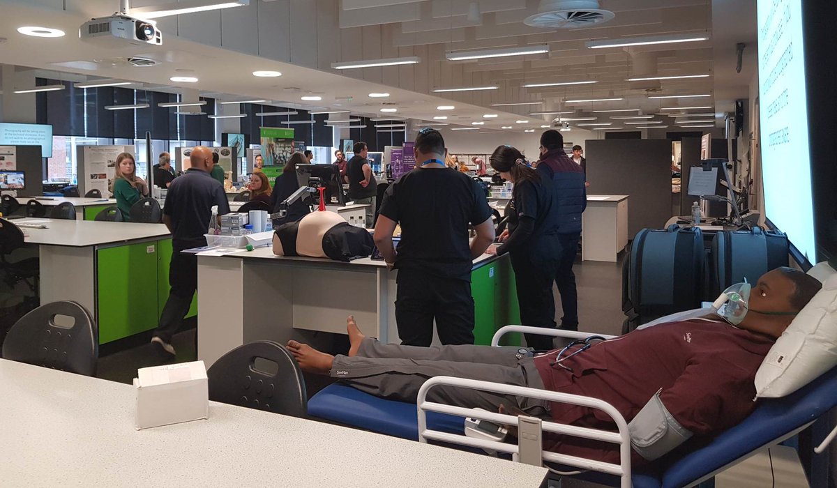 LivUniHLS's tweet photo. The University of Liverpool Technical Showcase is open today in the Central Teaching Laboratories and is a great opportunity to highlight the crucial role that technical staff play in supporting teaching and research. #LivUniTechshowcase #simman https://t.co/DhmCIAUmvg