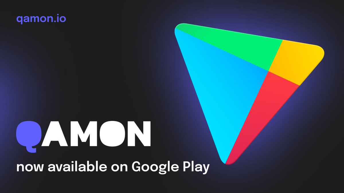Qamon Email on X: Qamon now available on Google Play 🔥 In case you missed  it, Qamon now available for download on Google Play. This means you can now  easily access secure