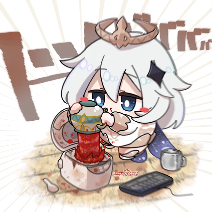これは前回の調味料イベントの時に描いたパイモンかも 