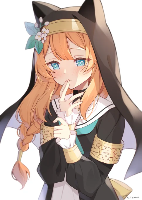 照れマリー #ブルアカ 