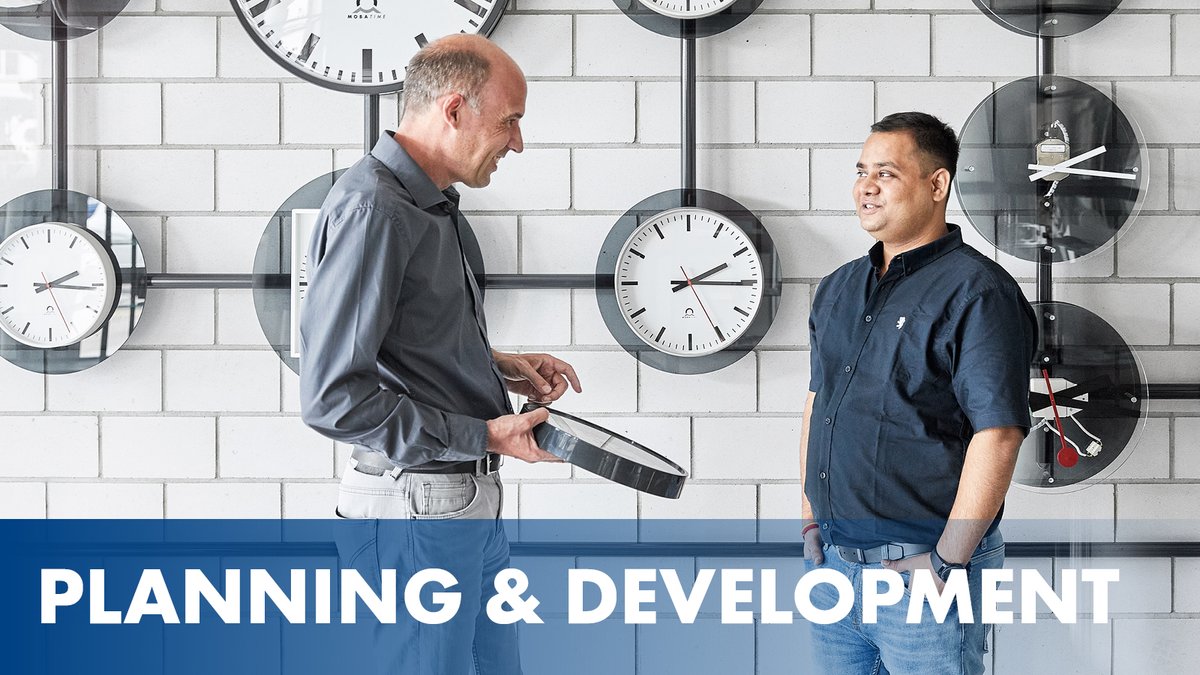 MOBATIME's tweet image. From development to commissioning, we provide comprehensive project support. Our experts can help you prepare tender documents and customize a time distribution system to meet your project needs. Let's work together to make your project a success! #projectsupport #mobatime #clock