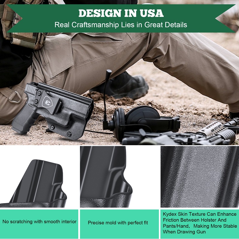 GunFlower6's tweet photo. WARRIORLAND Kydex IWB Holster Fit Gun bearing Streamlight TLR-6
#Glock 17/19, Glock 26, GLock43, Taurus G2C，P365 ，Hellcat,
#Optics cut to fit variety of red dot/optics,#Black,
#0.08 INCH US KYDEX MADE,
#Super suitable for daily concealed carry, https://t.co/UBZZDUXiVo