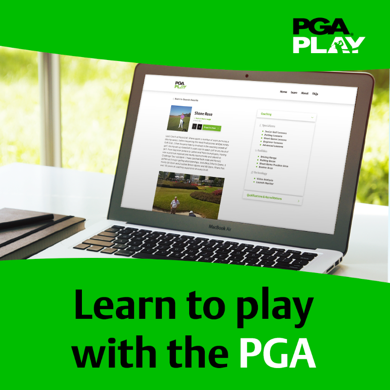 ThePGA's tweet photo. #PGAPlay allows golfers a direct route to golf lessons in one convenient place, benefiting greater participation across the sport 🏌️‍♂️🏌️‍♀️

If you are interested in taking up golf, read through our Ultimate Beginner's Guide to Golf here! 👇