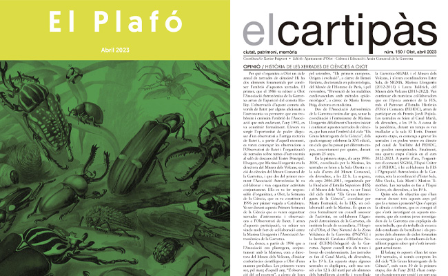 Ja tenim el Plafó i el Cartipàs d'abril amb l'agenda i l'actualitat cultural d'Olot!

🟥 Els pots recollir als equipaments culturals
🟩 Te'ls pots descarregar en format digital➡️bit.ly/3nz8tPi

#olotcultura #olot