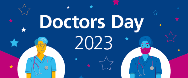 gloshospitals's tweet photo. Happy Doctors’ Day to all of the doctors out there and especially to our fantastic Gloucestershire Hospitals doctors!

Thank you for everything you do for our Trust and our patients. 💙 https://t.co/RAMhg7dt4J