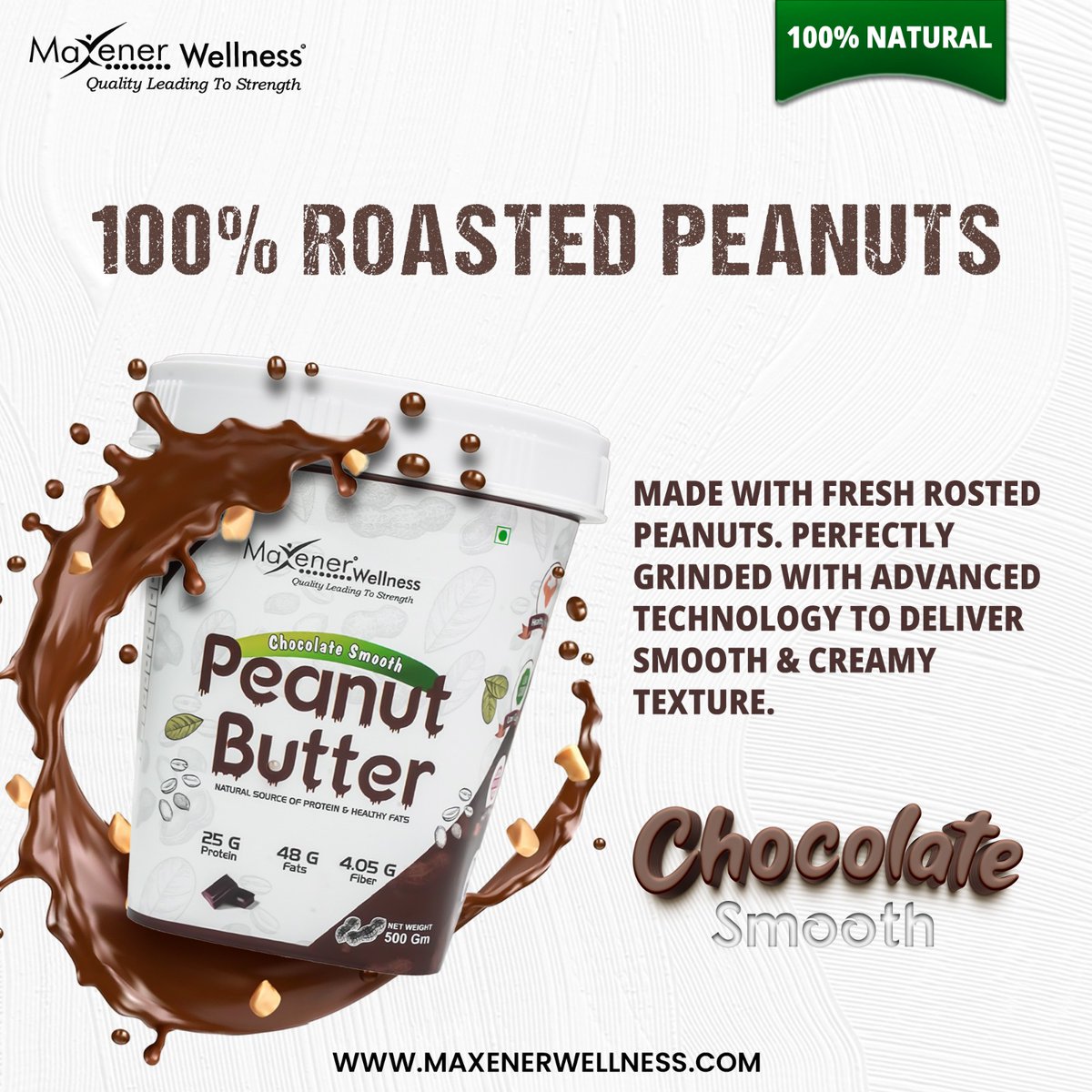 maxenerwellness's tweet photo. "Experience the delicious taste and natural goodness of Maxener Wellness Peanut Butter - your new go-to for a healthy and satisfying snack! 🥜🌿

 #MaxenerWellness #PeanutButterLove #HealthySnacking #NaturalGoodness https://t.co/AtgAW4Tut2