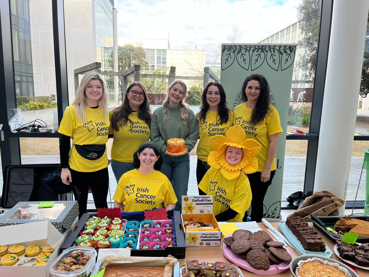 Huge thank you to everyone @ucdscience who either baked or donated to our #DaffodilDay bake sale for the @IrishCancerSoc.
We raised an incredible €1,862 which would not have been possible without all of the amazing bakes and very generous donations!