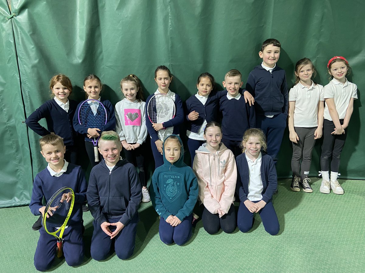 P4 are so excited to be attending our first ever tennis tournament. Can’t wait to get started. Thanks to <a href="/Strathgryffe/">Strathgryffe Tennis, Squash & Fitness</a>