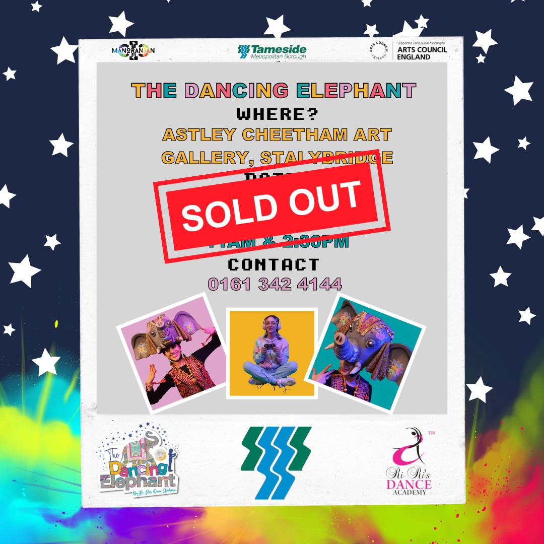 RiRisDanceAcad's tweet image. ⭐ SOLD OUT! ⭐

We are simply delighted to announce that five shows of The Dancing Elephant are SOLD OUT! 🐘🌜

These are TWO shows @TamesideLibrary, @Kala_Sangam, @OldhamLibraries &amp;amp; @Touchstones 💗♥️💗

#TheDancingElephant #ACEFunded #Grateful #LevellingUp #LetsCreate