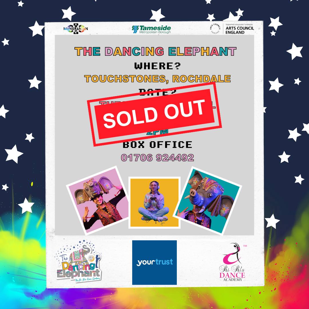 RiRisDanceAcad's tweet image. ⭐ SOLD OUT! ⭐

We are simply delighted to announce that five shows of The Dancing Elephant are SOLD OUT! 🐘🌜

These are TWO shows @TamesideLibrary, @Kala_Sangam, @OldhamLibraries &amp;amp; @Touchstones 💗♥️💗

#TheDancingElephant #ACEFunded #Grateful #LevellingUp #LetsCreate