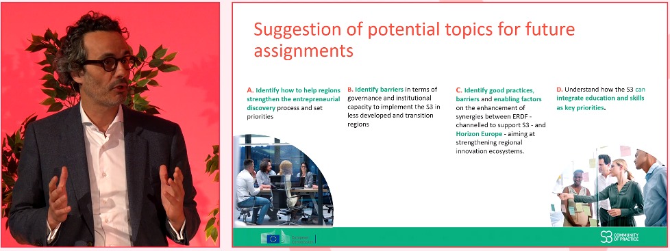 DataAgriS3's tweet image. Here you are the results of participants in the #S3Conference about which topics should be adressed by the #S3CoP.

1⃣ Identify good practices, barriers and enabling factors on the enhancement of synergies between ERDF and Horizon Europe.