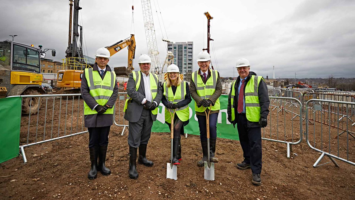 Hud_HHS's tweet photo. #News: Construction of our Daphne Steele Building is now well under way following a groundbreaking ceremony on the site of the National #Health Innovation Campus.
Read more➡️https://t.co/qGrVfxecL7 https://t.co/MKxMmxvAbK