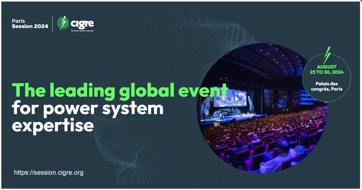 CigreTurkiye's tweet photo. @CIGREWorld Paris Session için “bildiri özeti” duyurusu yapıldı.📣📣

16 Çalışma Komitesi konu başlığı altında 45 konu ve bunların altında 134 alt başlıktaki özetlerin 1 Ağustos 2023’e kadar info@cigreturkiye.org.tr adresine iletilmelidir.

Detaylı Bilgi: https://t.co/lwyJkcdh5s https://t.co/TqPWXyzk3Q