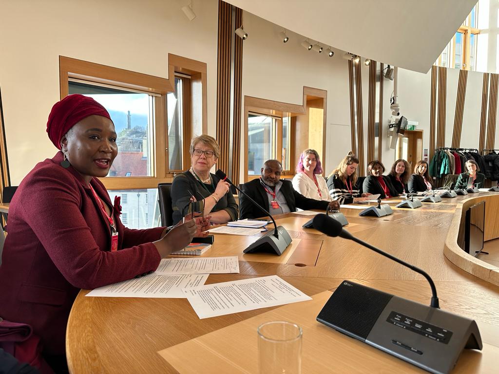 FoysolChoudhury's tweet photo. The Education Reform Roundtable I hosted @ScotParl last night was a great success. 

Speeches &amp; discussion concluded that the #history of slavery &amp; colonialism should be in the #curriculum of all schools &amp; taught as rigorously as any subject. https://t.co/C8FEkvqlWt