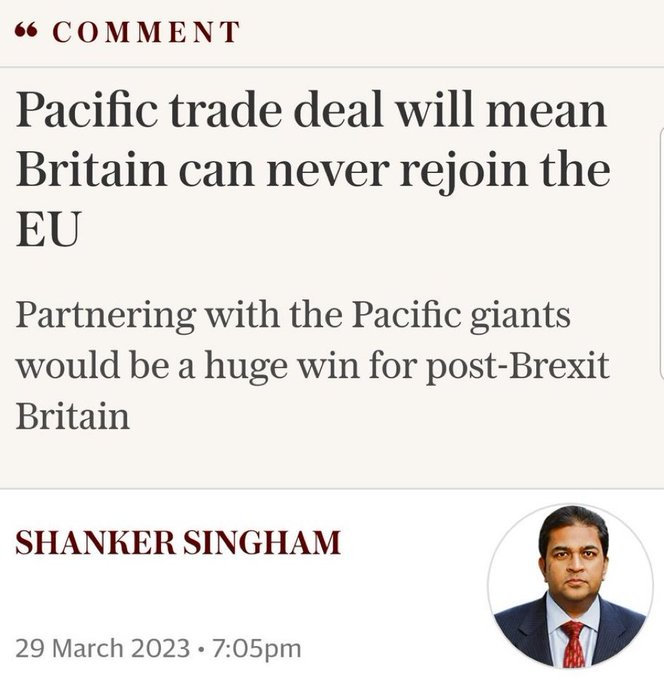 Factually incorrect but emotionally intoxicating. Like almost all Brexit nonsense. Now designed exclusively for a dwindling constituency of people absolutely desperate for *anything* they can frame as a 'win'.