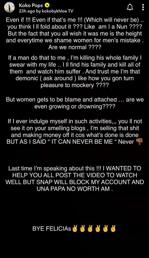 YabaLeftOnline on Twitter: "BBNaija star Khloe breaks silence on