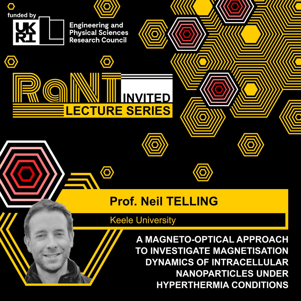 Excited for @NDTelling's visit to <a href="/UoE_Physics/">University of Exeter Physics and Astronomy</a> in April as our next #RaNTinvited speaker!

JOIN US for:
🧲✨🔥🦠
"A Magneto-Optical Approach to Investigate #MagnetisationDynamics of Intracellular #Nanoparticles Under #Hyperthermia Conditions."

MORE Info⬇️
rant-medicine.com/rant-invited-n…
