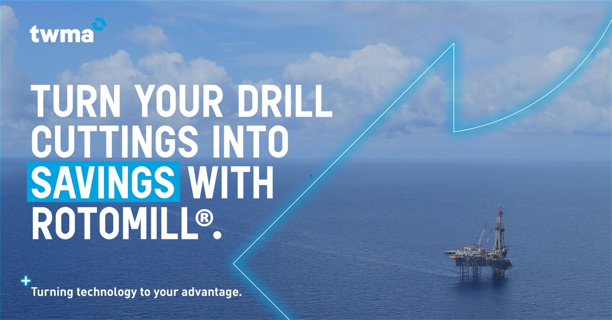 The RotoMill® recovers up to 1bbl of oil for every tonne of drill cuttings processed. This recovered base oil is recycled directly back into your drilling mud system.

Try our calculator to find out much you could save:
tinyurl.com/yu5254zz

#turnwasteintovalue #rotomill
