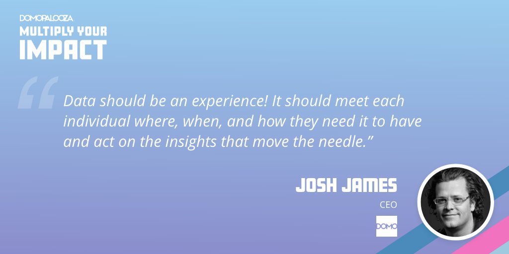 BK_ModernData's tweet photo. CEO and Founder of Domo, Josh James, kicked off #Domopalooza 2023 by sharing his vision for curiosity and impact. In case you missed it, you can watch all of #DP23 on-demand here: https://t.co/AF4sDSEWEA https://t.co/VGLrezRlmr