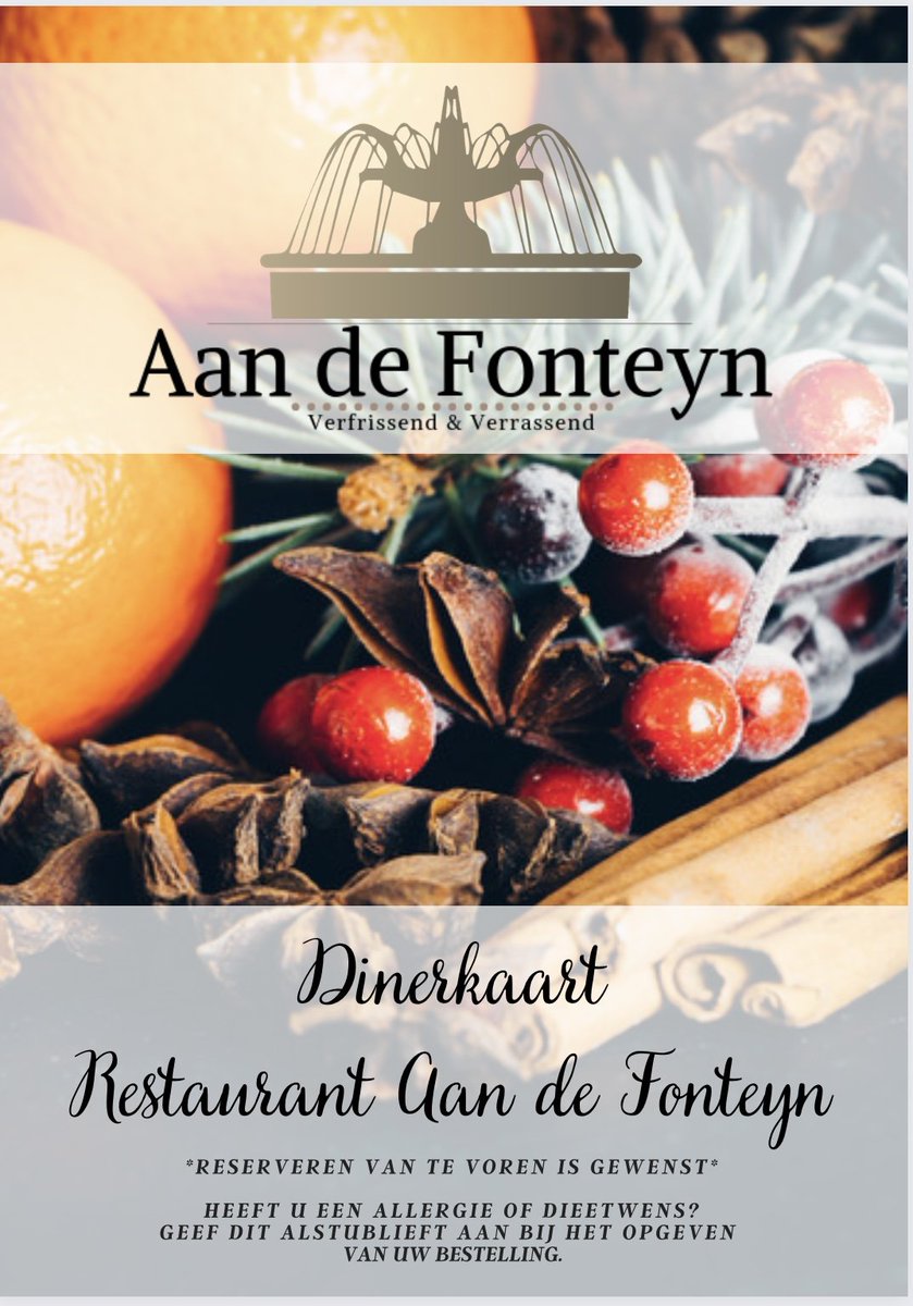 AandeFonteyn's tweet photo. Our menu 🥰 https://t.co/epwXLesVZ5