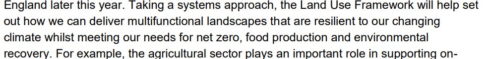 Pretty weak response to @CSkidmoreUK  & @theCCCuk rec that there a broad #LandUseFramework is needed to make best use of land to meet net zero, in today's #energysecurityday