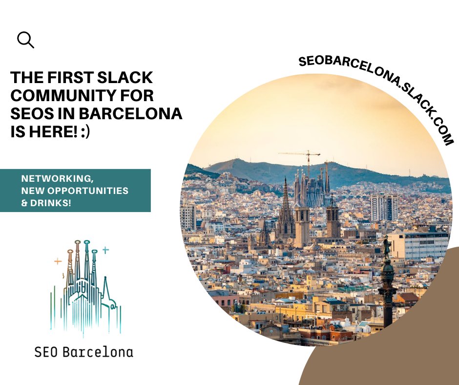 seobarcelona_'s tweet photo. Calling all SEOs and Digital Marketing professionals in Barcelona! 👋We're thrilled to announce the launch of SEO Barcelona, the first-ever Slack Community for us! 🔥 Let's connect, share knowledge and opportunities and enjoy some beers. 🍻 Come join the fun! #SEOBarcelona https://t.co/qIsbG1jUiC