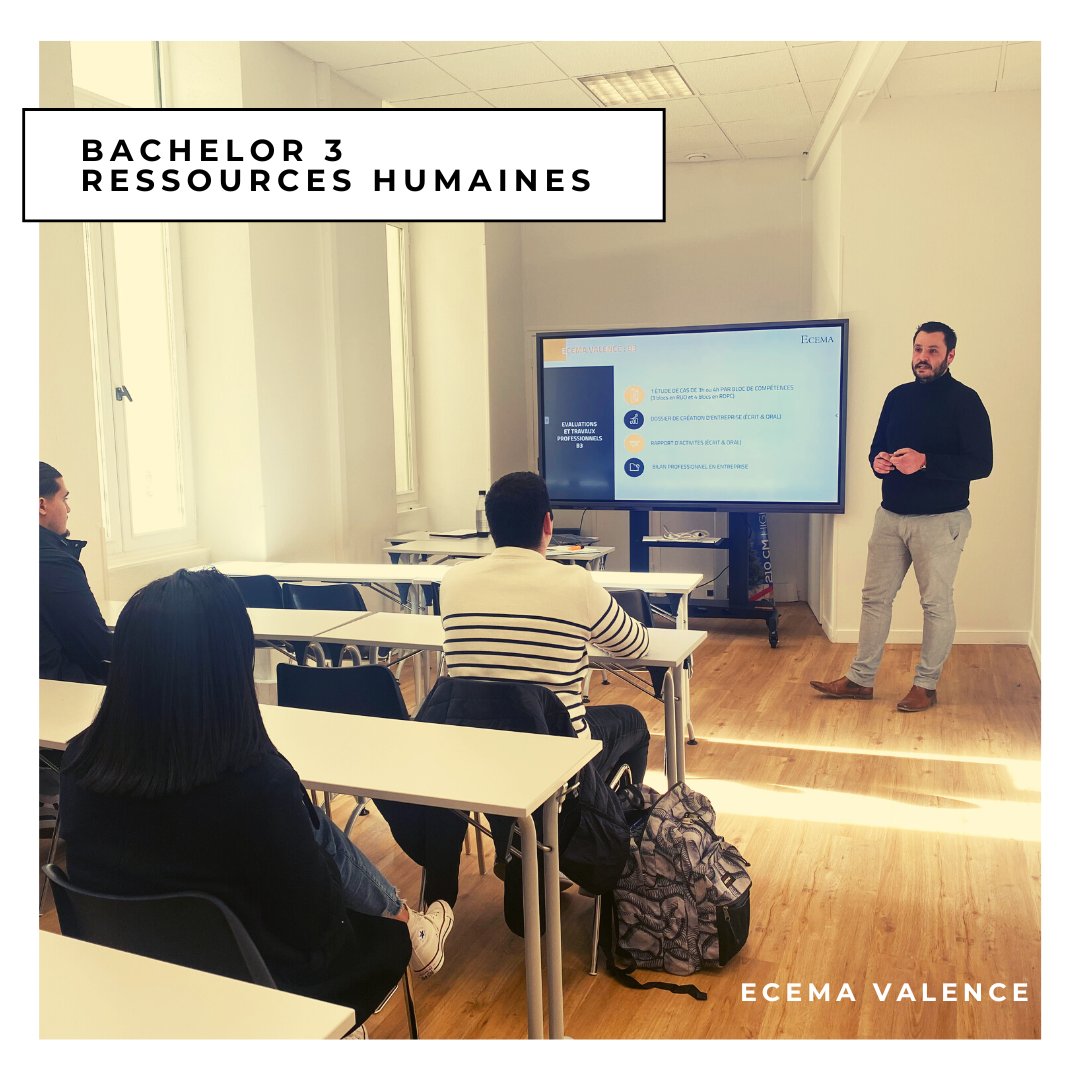 🔎 𝗭𝗢𝗢𝗠 𝗙𝗢𝗥𝗠𝗔𝗧𝗜𝗢𝗡 : 𝗕𝗮𝗰𝗵𝗲𝗹𝗼𝗿 𝟯 𝗥𝗲𝘀𝘀𝗼𝘂𝗿𝗰𝗲𝘀 𝗛𝘂𝗺𝗮𝗶𝗻𝗲𝘀 !
ecema.fr/bachelor-3-res…
Plus d’informations au 04 81 09 02 80 ou par mail valence@ecema.fr !

#ressourceshumaines #formation #ecema #rh #alternance
