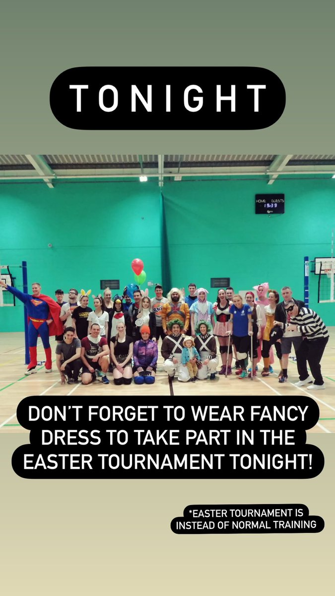 Tonight is our annual Easter Tournament! All our squad members will don their best fancy dress and take part in a fun and social tournament! And of course, points mean prizes!🍫🍭 #comeoncannons