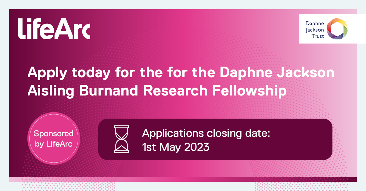 Apply today for the <a href="/DaphneJacksonTr/">Daphne Jackson Trust</a> #Fellowship, in honour of Aisling Burnand CBE.

What are we looking for?🔍

🧪Specialisms in #MND or #respiratory Infection
📅3 years #research experience &amp;/or a #PhD
🧑‍🔬Returning researchers following a #career break

➡️bit.ly/3muOrES