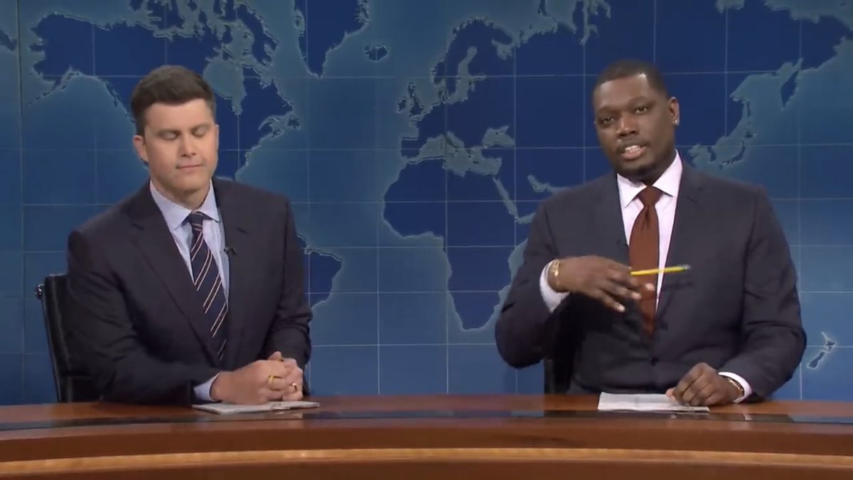 Weekend Update: Colin Jost and Michael Che Swap Jokes for Season 46 Fina... https://t.co/TTIDs8dwWB via @YouTube Totally inappropriate jokes to parody how crazy things have become. SNL has always pushes boundaries on all kinds of topics. Laughter is awesome medicine. https://t.co/wb3ogRu8hm