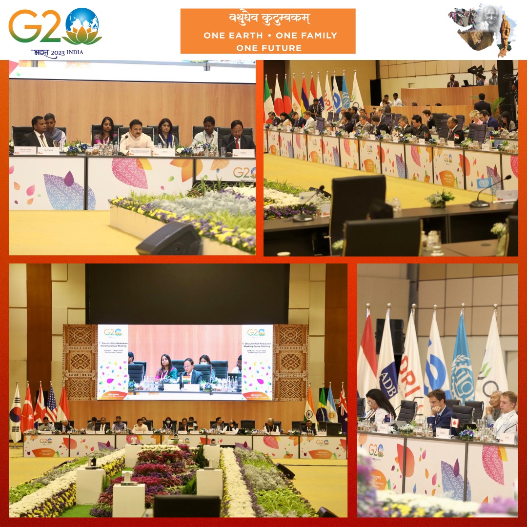 G20 Gujarat (@g20gujarat) on Twitter photo G20 delegates at Mahatma Mandir for deliberations at the 1st DRR Meeting in Gandhinagar. 
#G20Gujarat
<a href="/ndmaindia/">NDMA India | राष्ट्रीय आपदा प्रबंधन प्राधिकरण 🇮🇳</a> <a href="/nidmmhaindia/">National Institute of Disaster Management</a> <a href="/InfoGujarat/">Gujarat Information</a> <a href="/g20org/">G20 South Africa</a> G20 delegates at Mahatma Mandir for deliberations at the 1st DRR Meeting in Gandhinagar. 
#G20Gujarat
<a href="/ndmaindia/">NDMA India | राष्ट्रीय आपदा प्रबंधन प्राधिकरण 🇮🇳</a> <a href="/nidmmhaindia/">National Institute of Disaster Management</a> <a href="/InfoGujarat/">Gujarat Information</a> <a href="/g20org/">G20 South Africa</a>