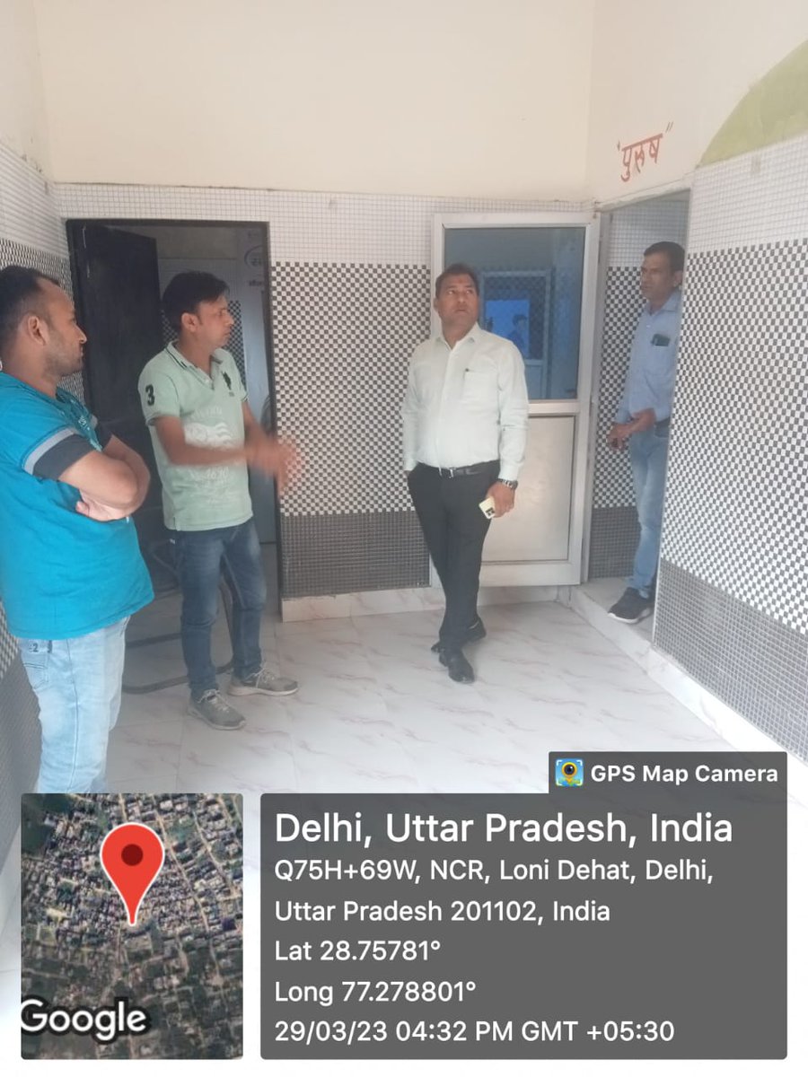 SwachhLoni's tweet photo. #ULBCode-800733 #निकायलोनी में 75000 शौचालयों के कायाकल्प अभियान के अंतर्गत निकाय लोनी द्वारा शौचालयों का निरीक्षण किया जा रहा है,आप की सेवा हमारा कर्तव्य 
#स्वच्छता_परमो_धर्म: 
@myogiadityanath
@NagarVikasUP
@aksharmabharat
@SwachhBharatGov
@SwachSurvekshan
@swachhbharat https://t.co/JT2GvREO4U
