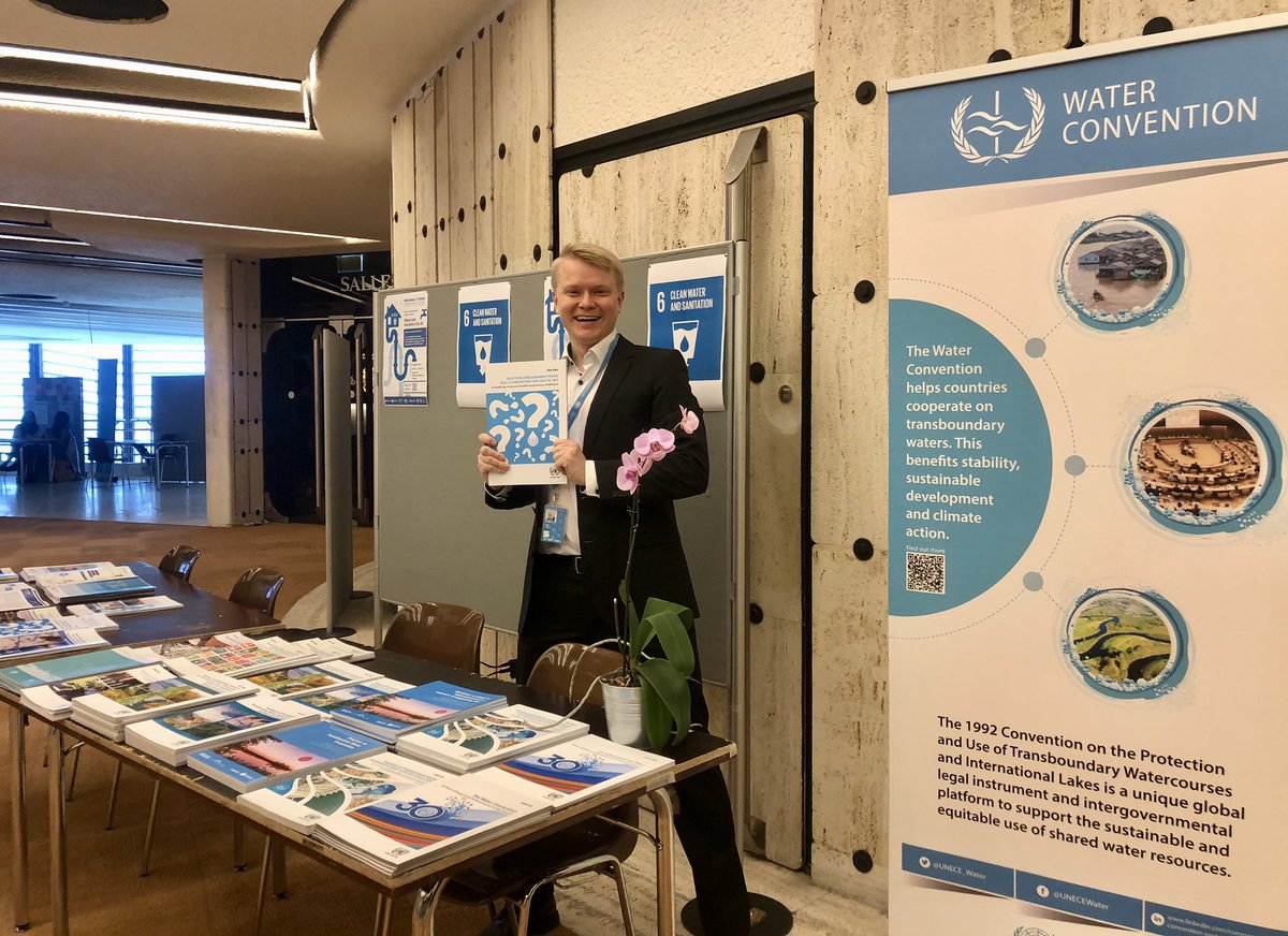 Water work is not over with the #UNWaterConference!

Representing #WaterConvention and #ProtocolWaterHealth at the @UNECE_Water booth during #RFSD2023.

Follow discussion on #SDG6 in the @UNECE region here: media.un.org/en/asset/k13/k…