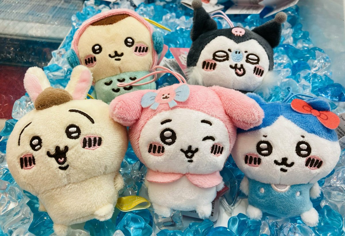 ちいかわ×サンリオキャラクターズマスコット」GiGOグループのお店に