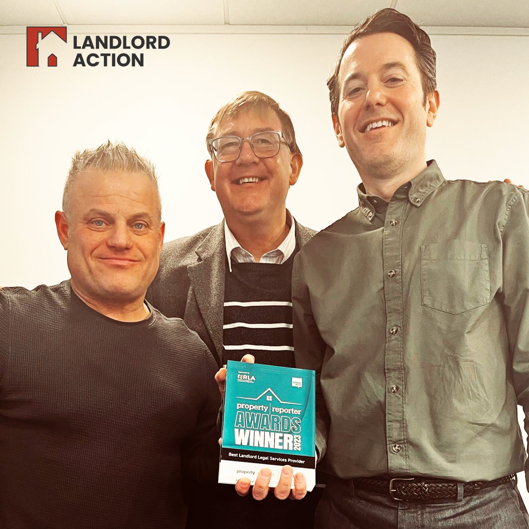 We are WINNERS! of this years' <a href="/propertyr/">Property Reporter</a> Awards for 'Landlord Legal Services Provider 2023', for the second year running. Huge congratulations to <a href="/PaulShamplina/">Paul Shamplina</a>  <a href="/paulsowerbutts/">Paul Sowerbutts</a> and to all our fantastic <a href="/LandlordAction/">Landlord Action</a> team! 🏆👏

#prawards #winners #teamwork