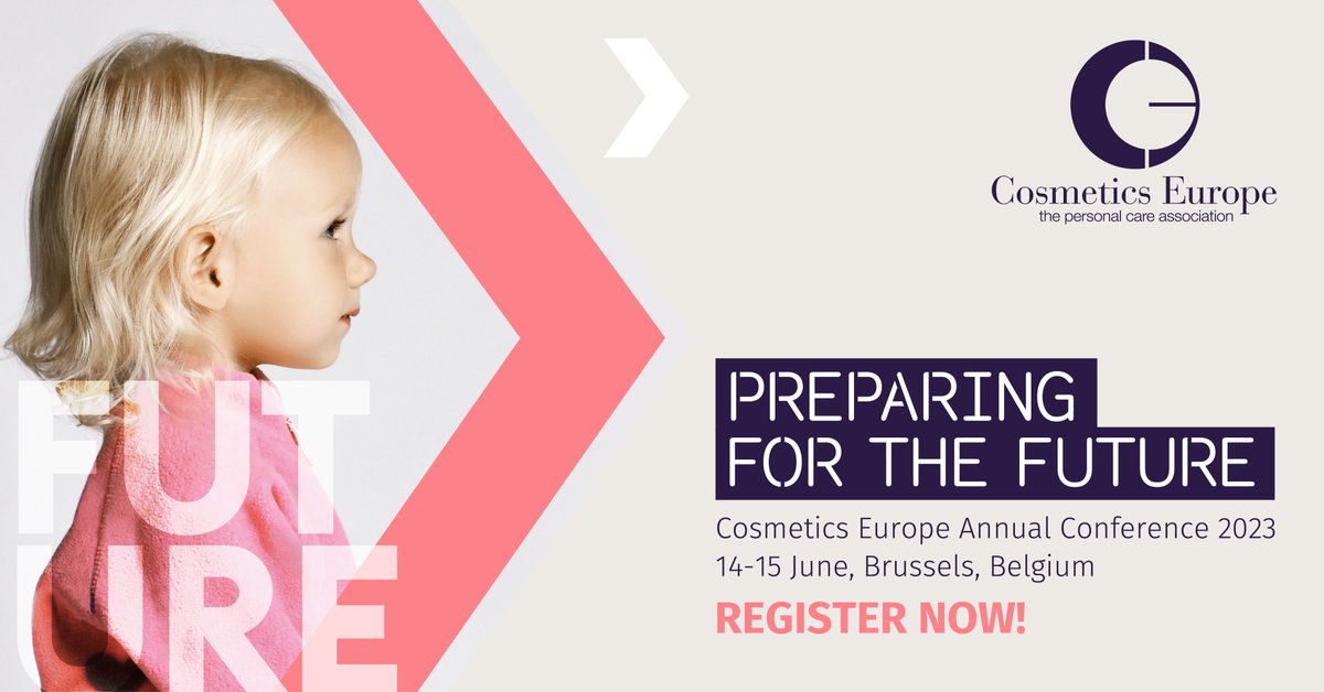 The <a href="/CosmeticsEur/">Cosmetics Europe</a> Annual Conference 2023 will take place in Brussels, 14-15 June

We have an excellent programme planned with a mix of plenaries &amp; multiple parallel breakout sessions -Check it out &amp; sign up now

Early bird discount available until 20 April
cutt.ly/z4NFOw7