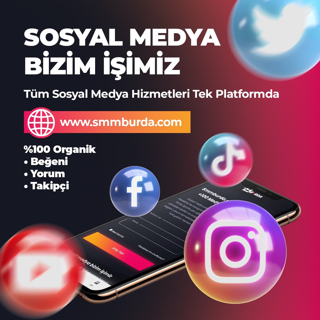 Tüm sosyal medya hizmetleri artık tek bir platformda ✅

Twitter takipçi, beğeni ve rt hizmeti ile kendinizi öne çıkarın 👈🏻
👇🏻👇🏻👇🏻👇🏻👇🏻👇🏻
smmburda.com ✅