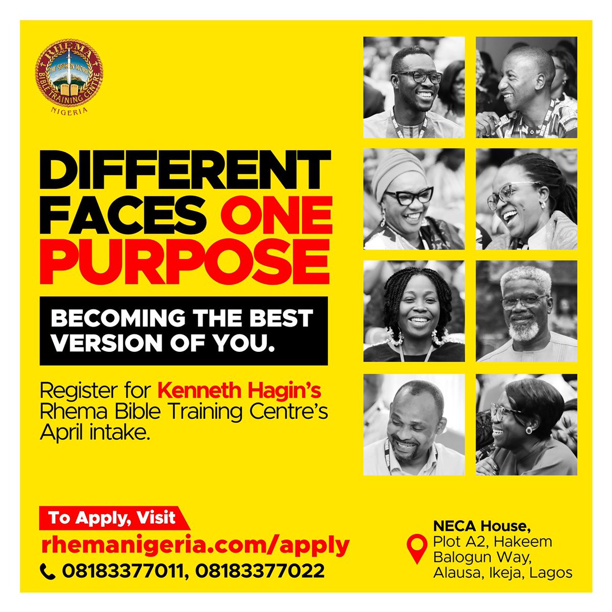 Rhema is a word, Rhema is a place, Rhema is a family. Lets talk more about. 

Rhema Bible Training Center