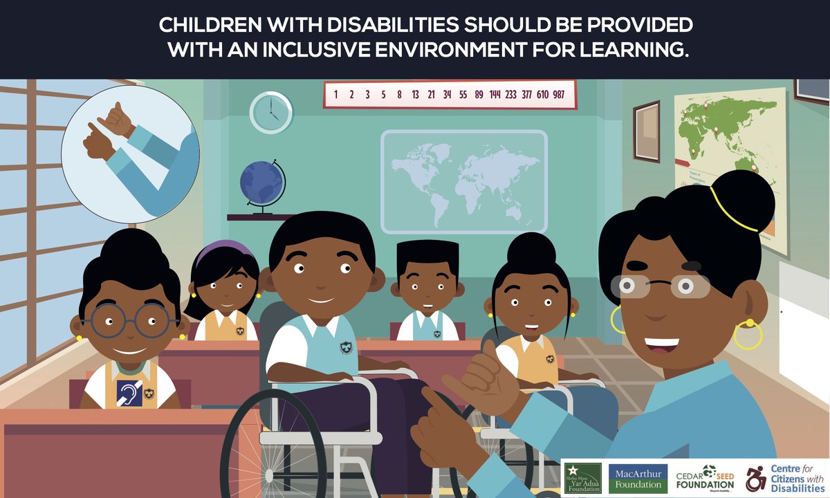SMYFoundation's tweet image. Children with disabilities are entitled to quality education.