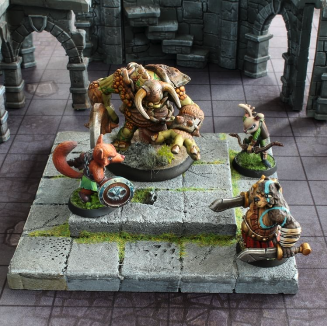Can our brave adventuring guilds defeat the evil Necro-Ogre? Join the adventure with an amazing Dice Heads Tribes subscription! 🎲 3D print and play the #tabletop game Zoontalis: Battle Royale now! #diceheads #tribes #zoontalis #miniaturepainter 
myminifactory.com/users/DiceHeads