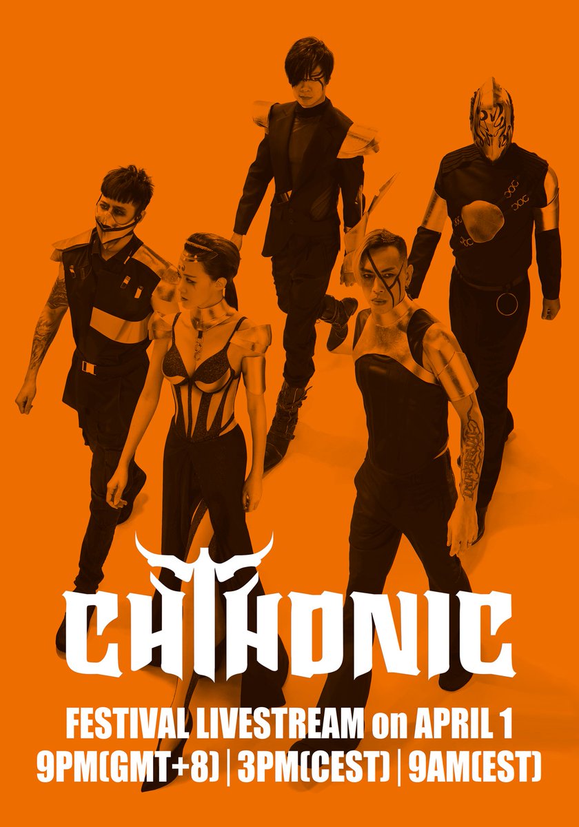 chthonictw's tweet photo. CHTHONIC will play Megaport Festival's main stage this Saturday. Metalheads all over the world can watch the live stream online.

Date: April 1st
Time: 21:00(GMT+8)
Live Stream Page: https://t.co/GKn8i7oICd https://t.co/tR8vpu1HzY