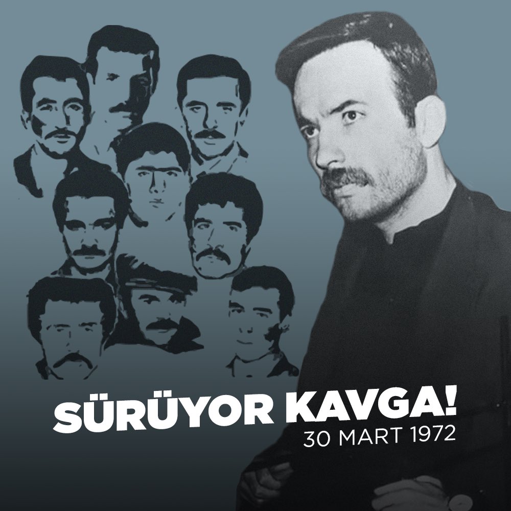 51 yıl önce katledilen #MahirÇayan ve 9 yoldaşını saygıyla anıyoruz.

On'ların inadını zafere taşıyacağız, aydınlık Türkiye'yi kuracağız!