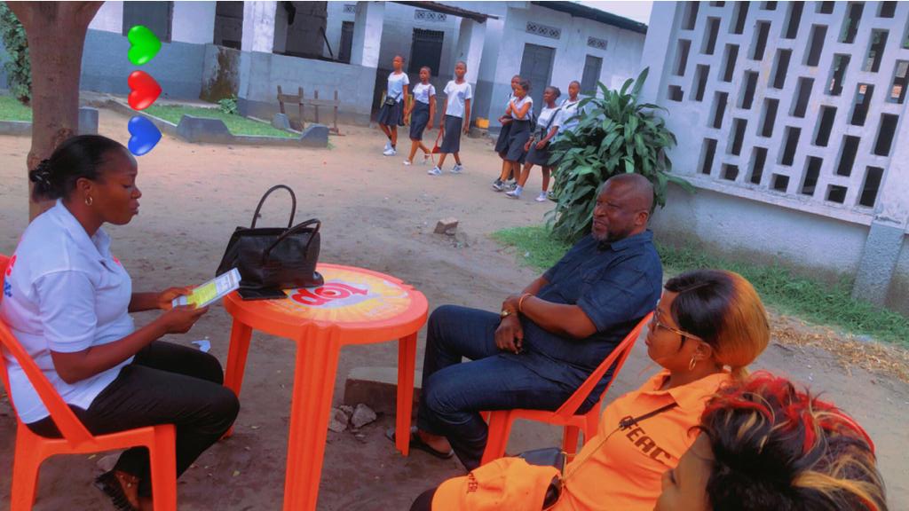 Sensibilisation sur les violences sexuelles et le Protocole de Maputo par l'@AFEAC_RDC à l’école ITC KAMO située à matete @MakokiYaMwasi @MinGenre_RDC