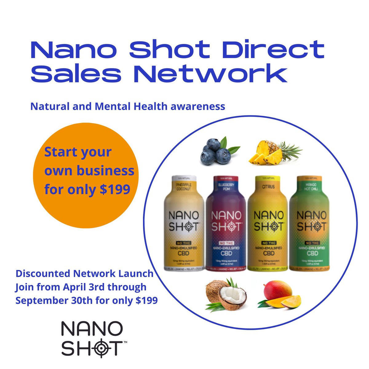 Launching on Monday! Who wants to be their own boss, help people feel better, be behind an amazing product that’s first of its kind and make extra money while doing so!! Message me for more info! #cbd #nanoshot #feelbetter #energy #health