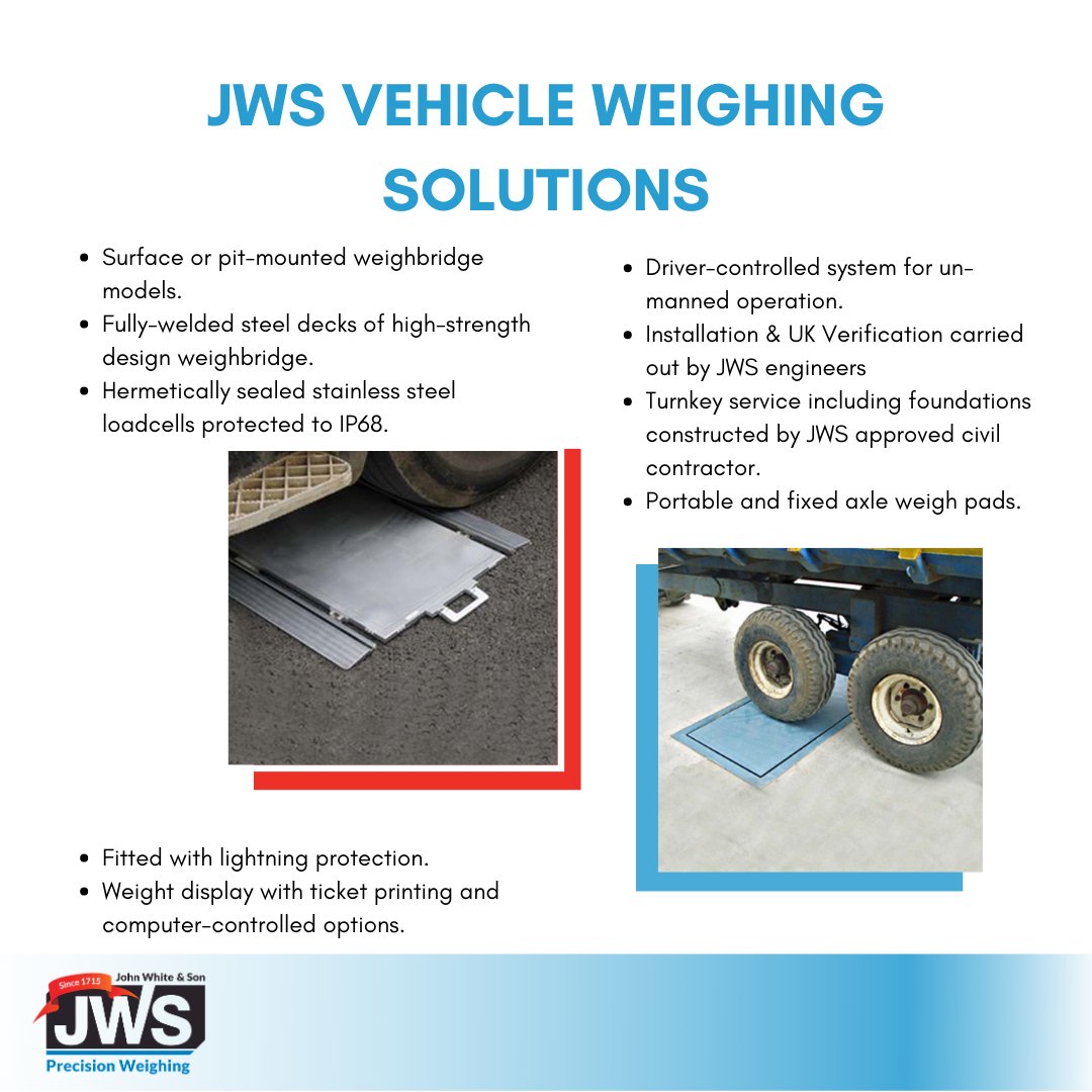 John White & Son - Precision Weighing Solutions (@jws1715) on Twitter photo 