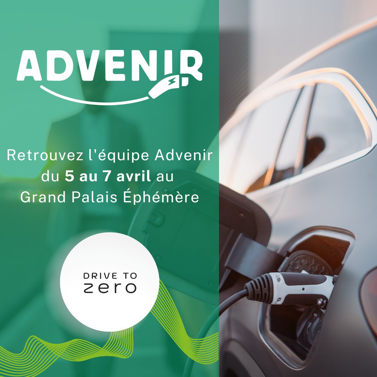 J-6 avant le début de <a href="/drivetozero_/">Drive to zero</a> ! 

Du 5 au 7 avril, retrouvez les équipes Advenir et #AdvenirFormations au sein du village <a href="/AvereFrance/">Avere-France ⚡️</a>  👋

Nous interviendrons notamment lors de l'atelier "La recharge dans le résidentiel privé" le 5/04 à 16h15 🔌
