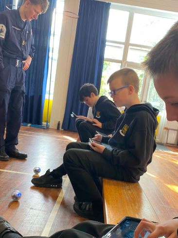 StJosephsRCPS's tweet photo. We were delighted to welcome @rnstemcoordinator #rnstem to teach us about coding and circuits. P4/5, P6 and P7 enjoyed learning new skills during the workshops. @STEAMFife #STEMweek https://t.co/3ABYMFJTuV