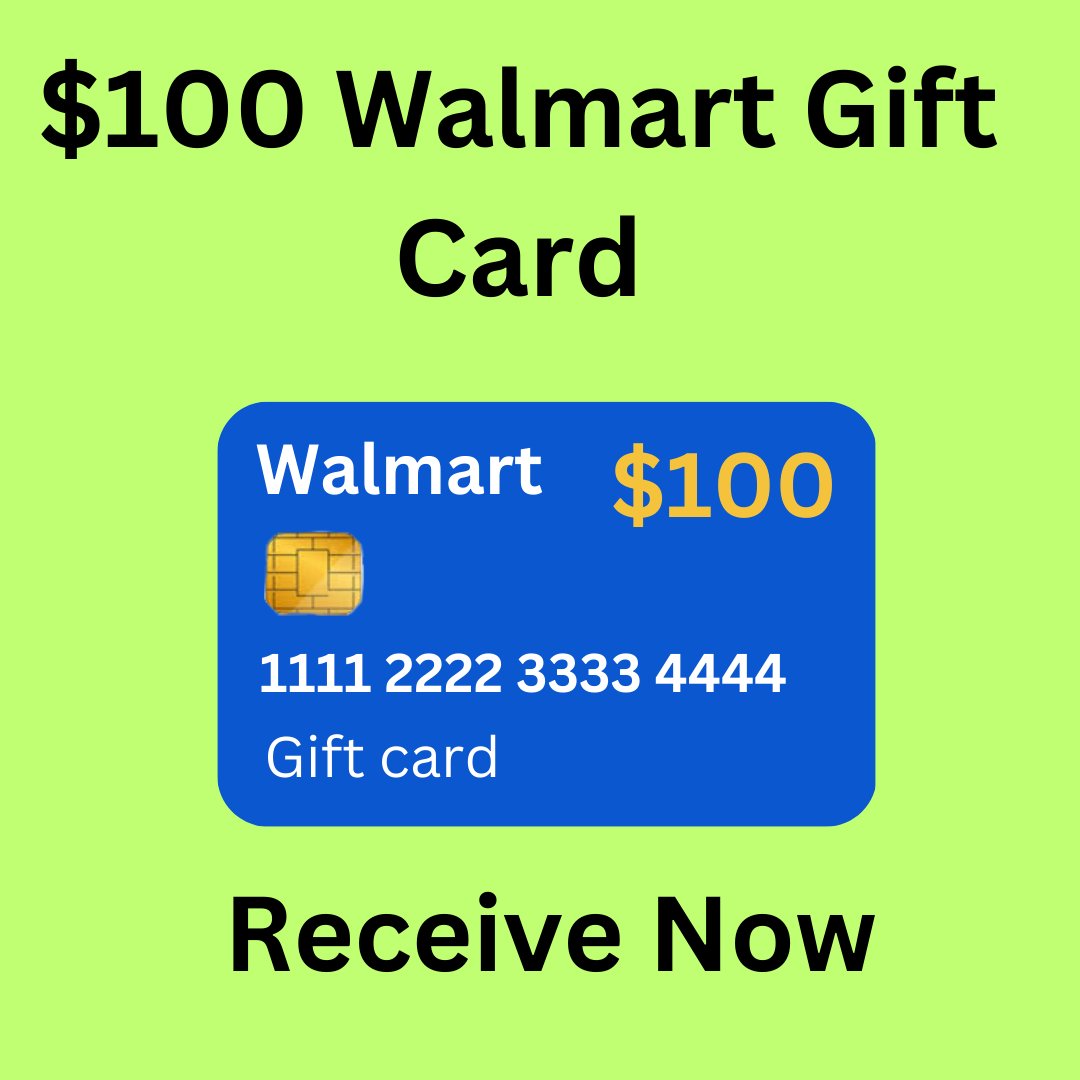 giftc24's tweet photo. Receive $100 Walmart Gift Card
inbox me or comment 
.
.
.
.
#giftcard #giftcards #amazongiftcard #giftcardgiveaway #itunesgiftcard #giftcardsavailable #itunesgiftcardmurah #itunesgiftcardindo #jualitunesgiftcard #giftcardamazon #amazongift #cardlessgift #giftcardlatest https://t.co/p3al6UuBiX