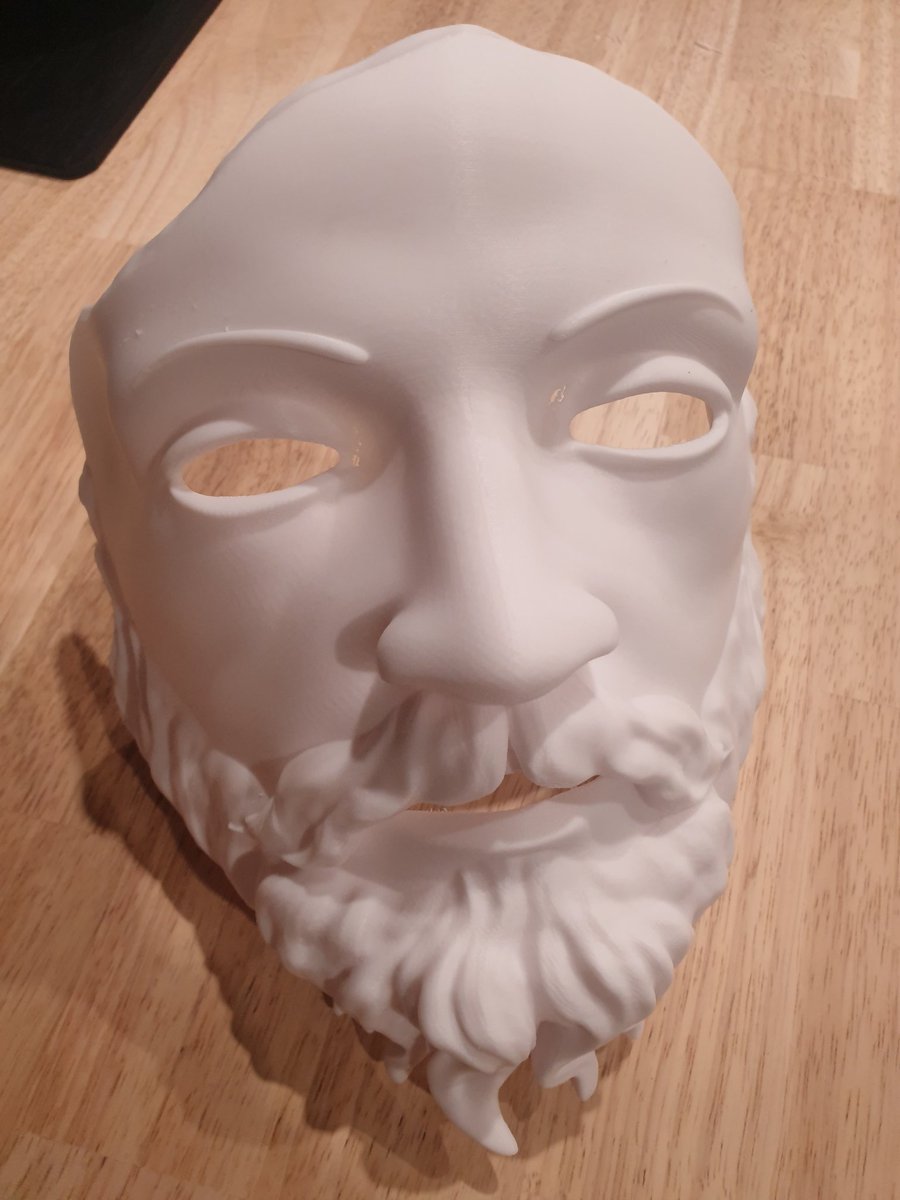 Shop2Revolt's tweet photo. Here is the update guys 🤡

We are unhappy with the finial results of the 3D print because of this flaws near eye sides of the #CULTmask  

Anybody with 3d modeling skills that could help us fix the issue ? I have literally zero knowledge of 3d modeling etc. 

$CULT $RVLT $TRG https://t.co/ljN8Xo5QyX